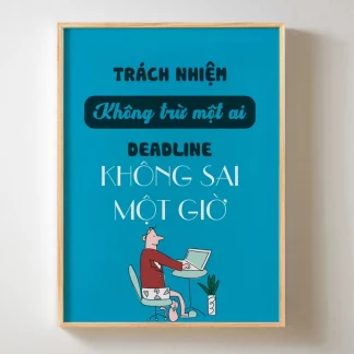 Đề cao trách nghiệm - Tranh trang trí văn phòng về trách nhiệm