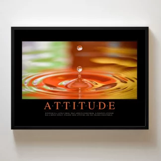 Attitude  - Tranh treo công ty về thái độ