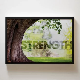 Strength - Tranh treo văn phòng về sức bền