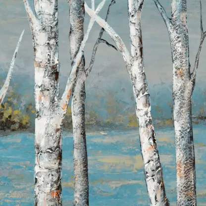 Cánh rừng mua đông - Tranh canvas phong cảnh - Ảnh 3