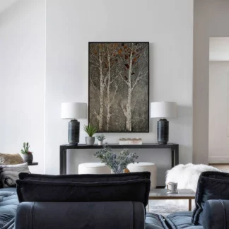 Rừng thu - Tranh canvas phong cảnh hiện đại