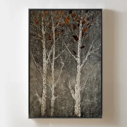 Rừng thu - Tranh canvas phong cảnh hiện đại