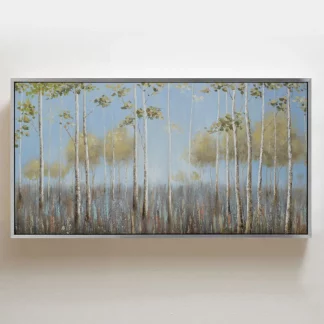 Rừng Sớm Trong Veo - tranh canvas rừng cây xanh