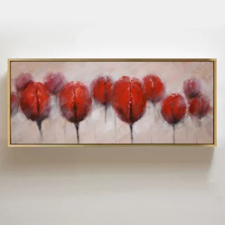 Tulip đỏ - Tranh canvas hoa