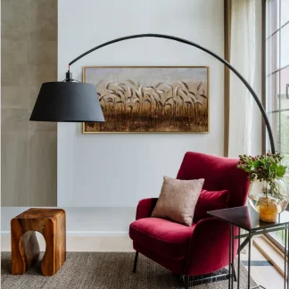 Cánh đồng cỏ lau trong nắng vàng - Tranh canvas
