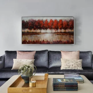 Mùa Thu Rực Rỡ - Tranh phong cảnh canvas