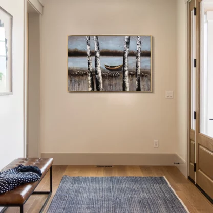 Bến Mơ - Tranh canvas hiện đại - Ảnh 3