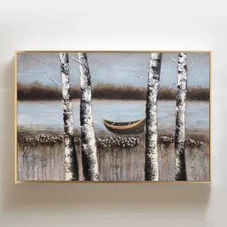Bến Mơ - Tranh canvas hiện đại