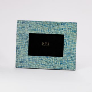 Mosaic Blue | Khung hình sơn mài 10x15 cm để bàn | Khung ảnh đẹp