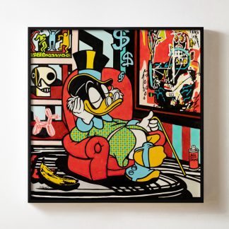 Donald Duck - Tranh treo tường hoạt hình phong cách pop art