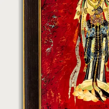 Quan thế âm đỏ góc