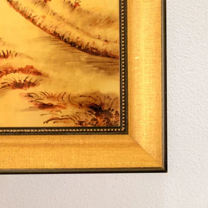 Tranh lang que son mai dat vang 60x90 2