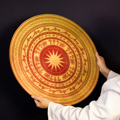 tranh tặng lãnh đạo