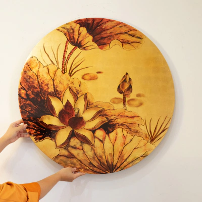Tranh tròn sơn mài