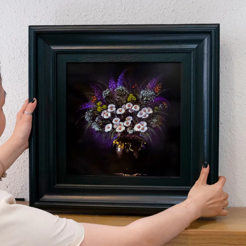 Tranh Hoa Cúc - Trường Thọ An Khang