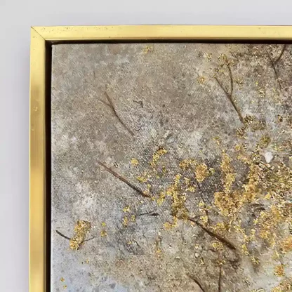 Bộ 2 tranh Vũ khúc Rừng Vàng - Tranh mixed media - Hình ảnh 6