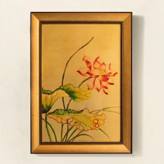 kim liên hoa sen tranh sơn mài 40x60 1
