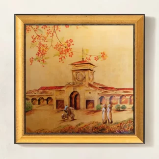 tranh chợ bến thành quà tặng đối tác 4