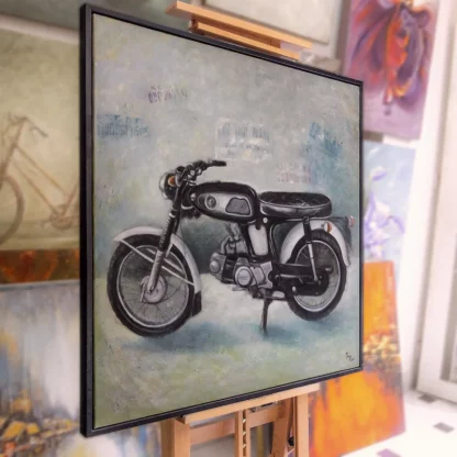 tranh honda 67 sơn dầu 100x100