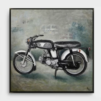 tranh honda 67 sơn dầu