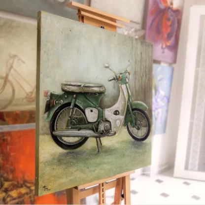 tranh honda cup sơn dầu 100x100