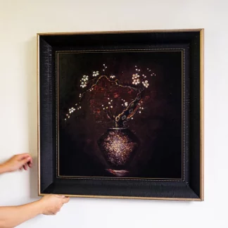 Cành Đào Trắng Nghênh Xuân – Phúc Khánh Tân Niên