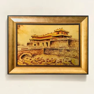 tranh sơn mài cố đô huế 40x60