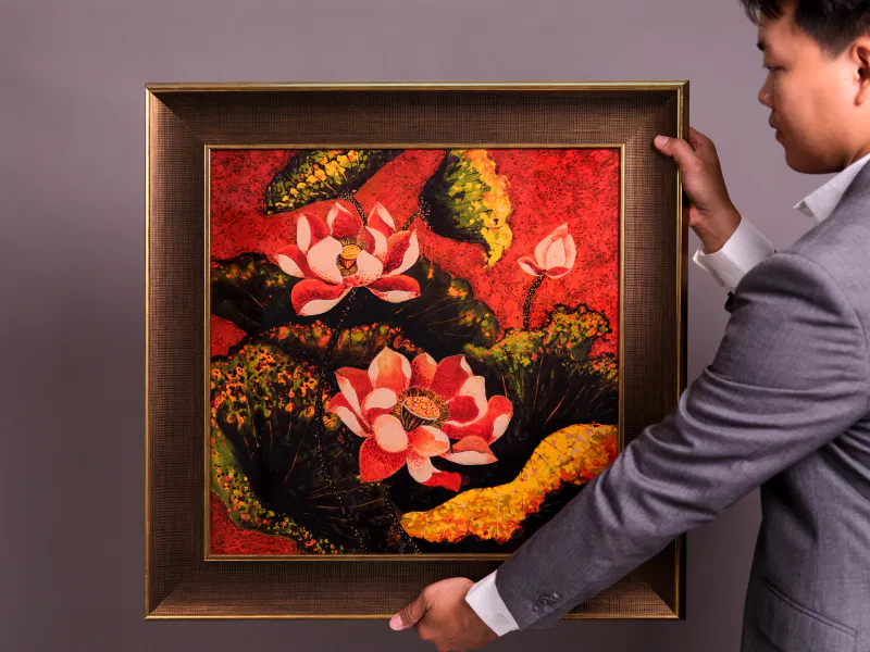 Tranh tặng tân gia