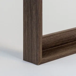 phào khung tranh flo 2 gỗ nâu bản 1cm góc