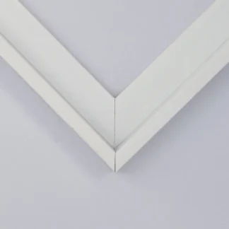 phào khung tranh flo 2 trắng bản 1cm thẳng