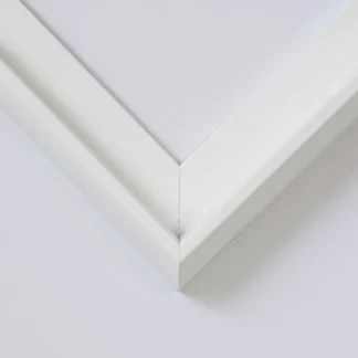 phào khung tranh flo trắng bản 2.3cm thẳng