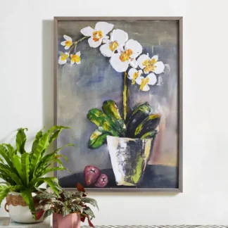 tranh hoa lan sơn dầu đẹp