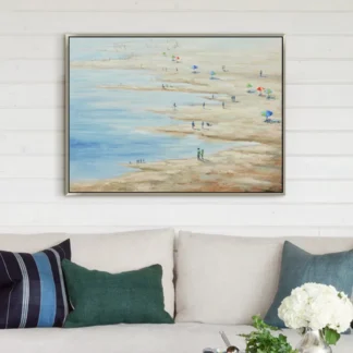 Summer beach - tranh canvas phong cảnh biển
