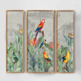 Bộ 3 tranh indochine Sắc màu đông dương - Indochine Hues