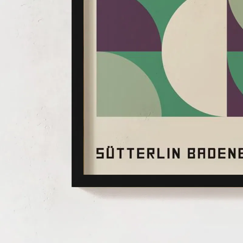 Tranh bauhaus Curved Harmony 2