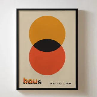 Tranh bauhaus Dual Orbit