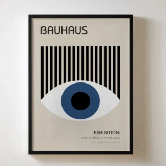 Tranh bauhaus Eye Composition