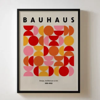 Tranh bauhaus Geometry Bloom