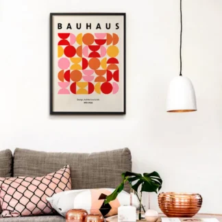 Tranh bauhaus Geometry Bloom 4