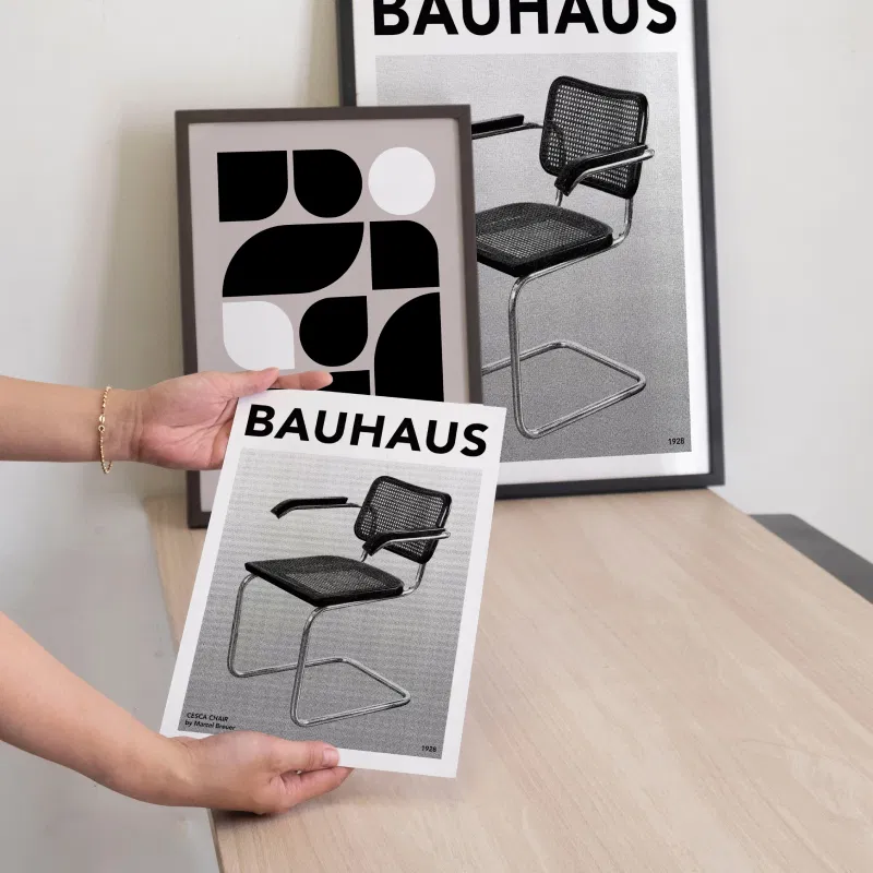 Tranh bauhaus Modern Chair 3
