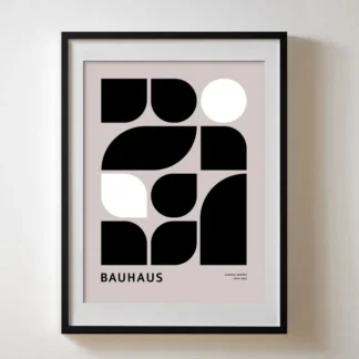 Tranh bauhaus Mono Balance