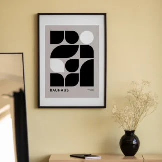 Tranh bauhaus Mono Balance 4