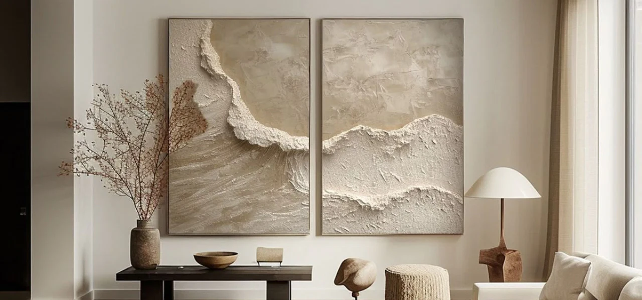 phong cách textured art