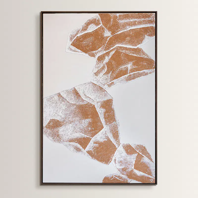 Tranh trầm sa vẽ tay phong cách Zen