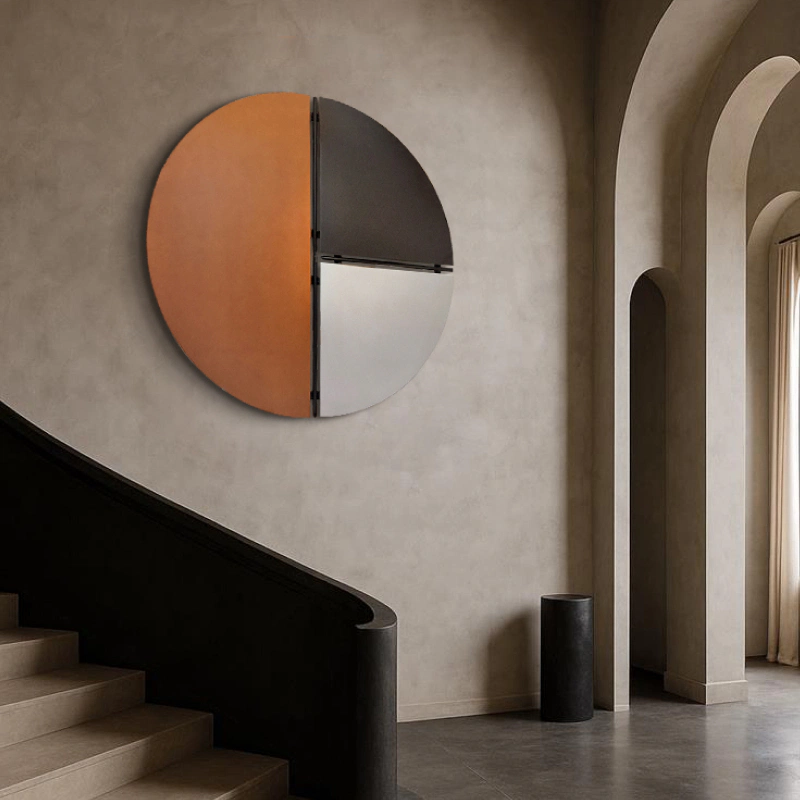 Tranh gỗ tròn ba màu – Elements Circle - Ảnh 4