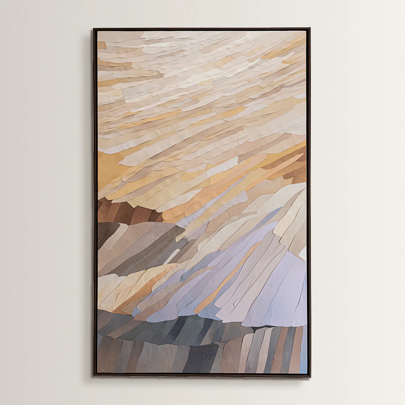 Tranh xếp giấy mỹ thuật – Layers of Calm - Ảnh 4