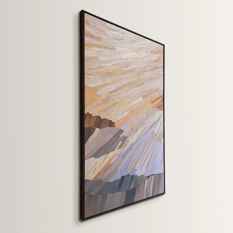 Tranh xếp giấy mỹ thuật – Layers of Calm - Ảnh 5