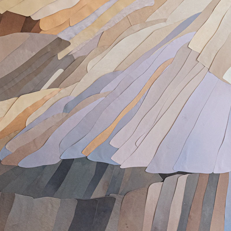 Tranh xếp giấy mỹ thuật – Layers of Calm - Ảnh 3