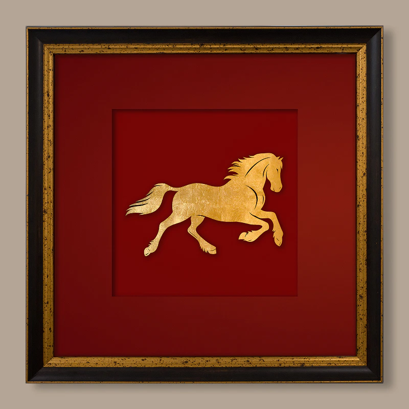 Mã Hành Vân – Mã Vương Collection No.9 | Gold Leaf Art – Quà Tặng Dịp Tết