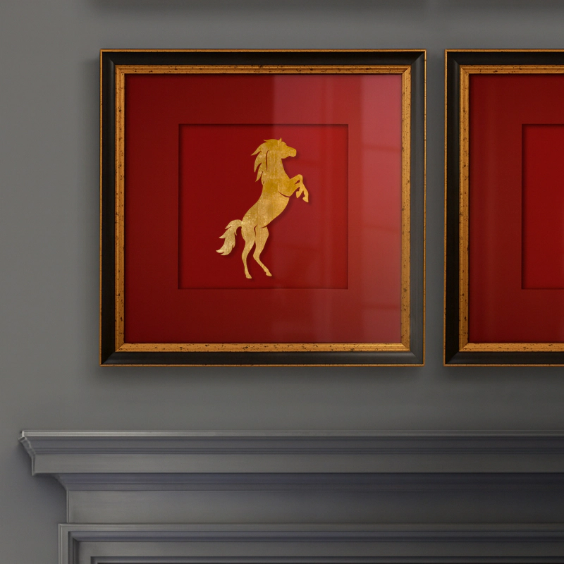 Mã Phong Dương tranh ngựa treo phòng khách